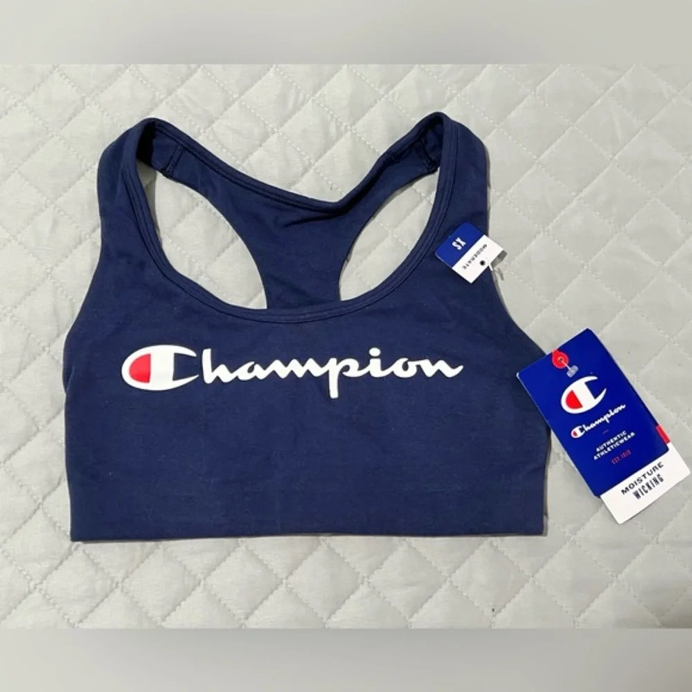 Champion Women's Authentic Sports bra bralette navy size XS‎
